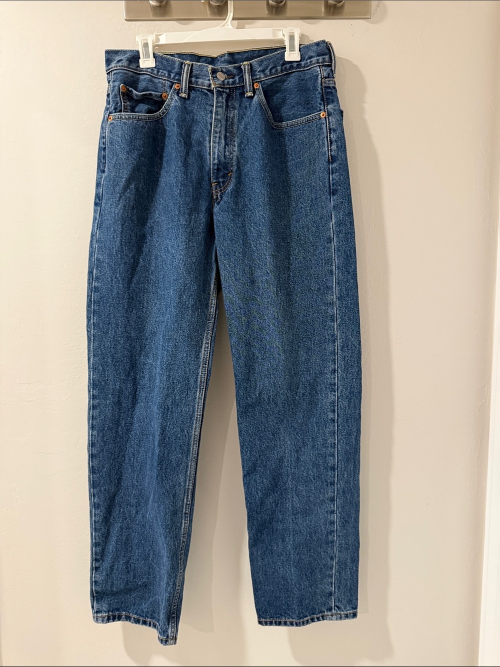 Levi's Men's Straight Leg Denim Jeans in Medium Blue